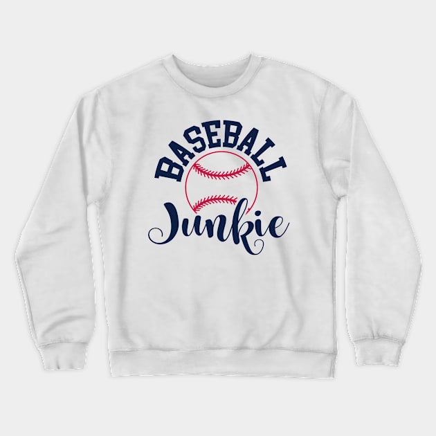 Baseball junkie Crewneck Sweatshirt by hatem